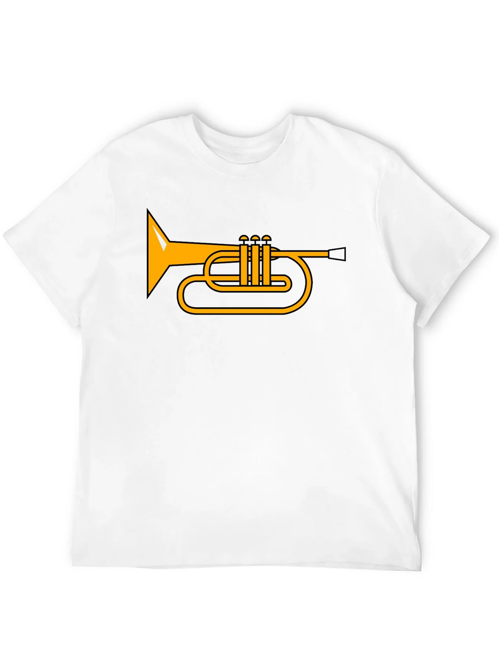 Trumpet Graphic T-Shirt - Music Lover Tee