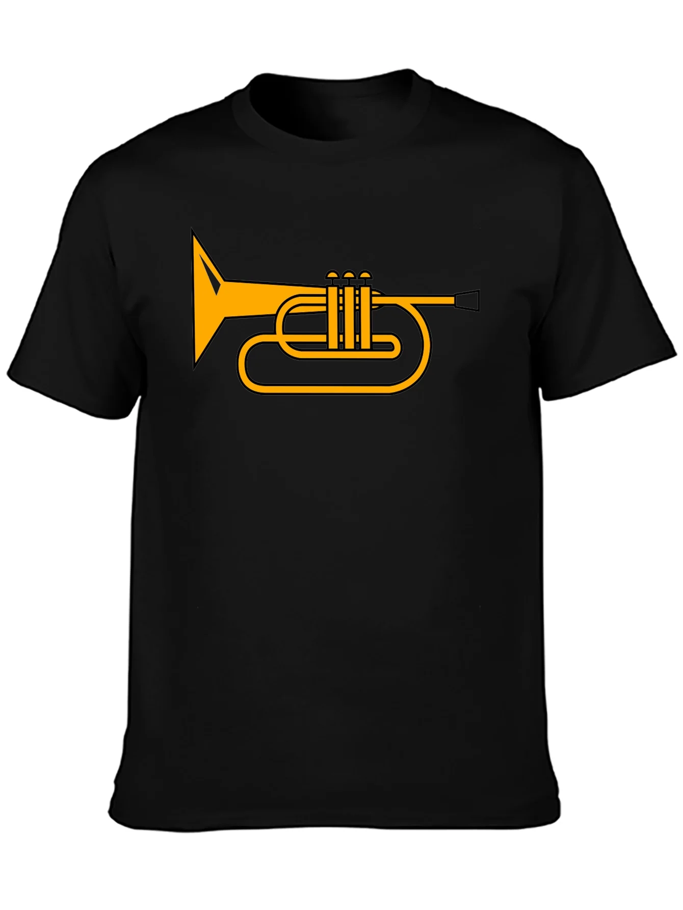 Trumpet Graphic T-Shirt - Music Lover Tee