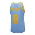 LA.Lakers #8 Kobe Bryant Hardwood Classics Authentic 2001-02 Jersey Light Blue Stitched American Basketball Jersey