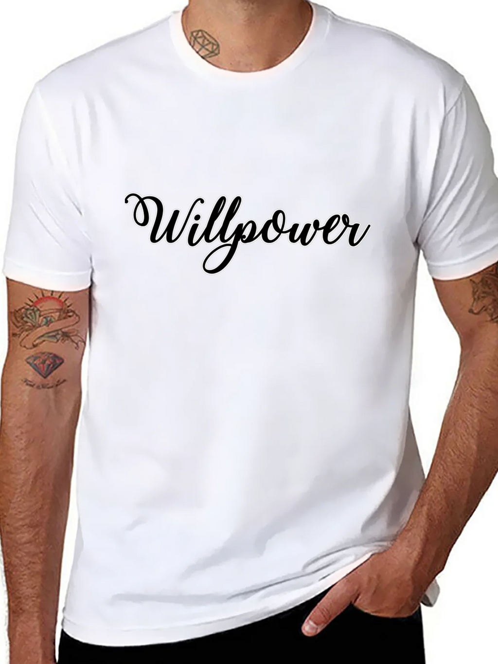 Willpower Graphic Tee - Classic Black T-Shirt