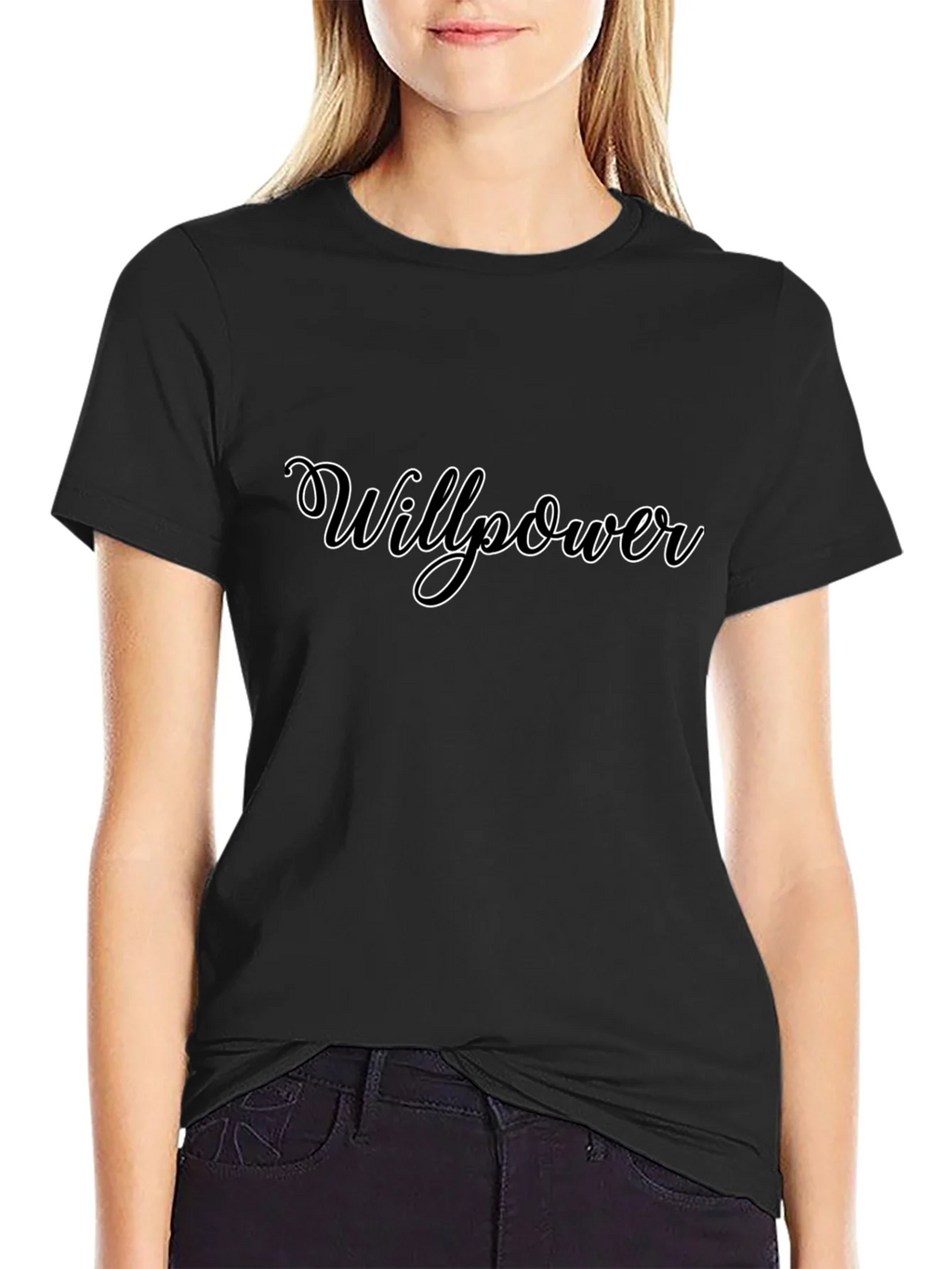 Willpower Graphic Tee - Classic Black T-Shirt