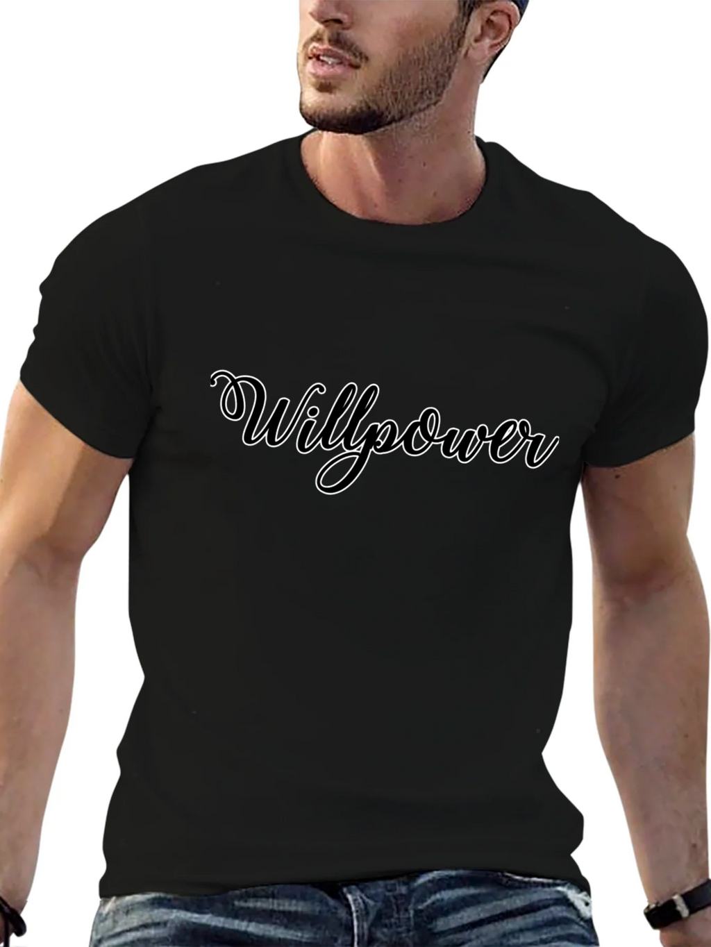 Willpower Graphic Tee - Classic Black T-Shirt