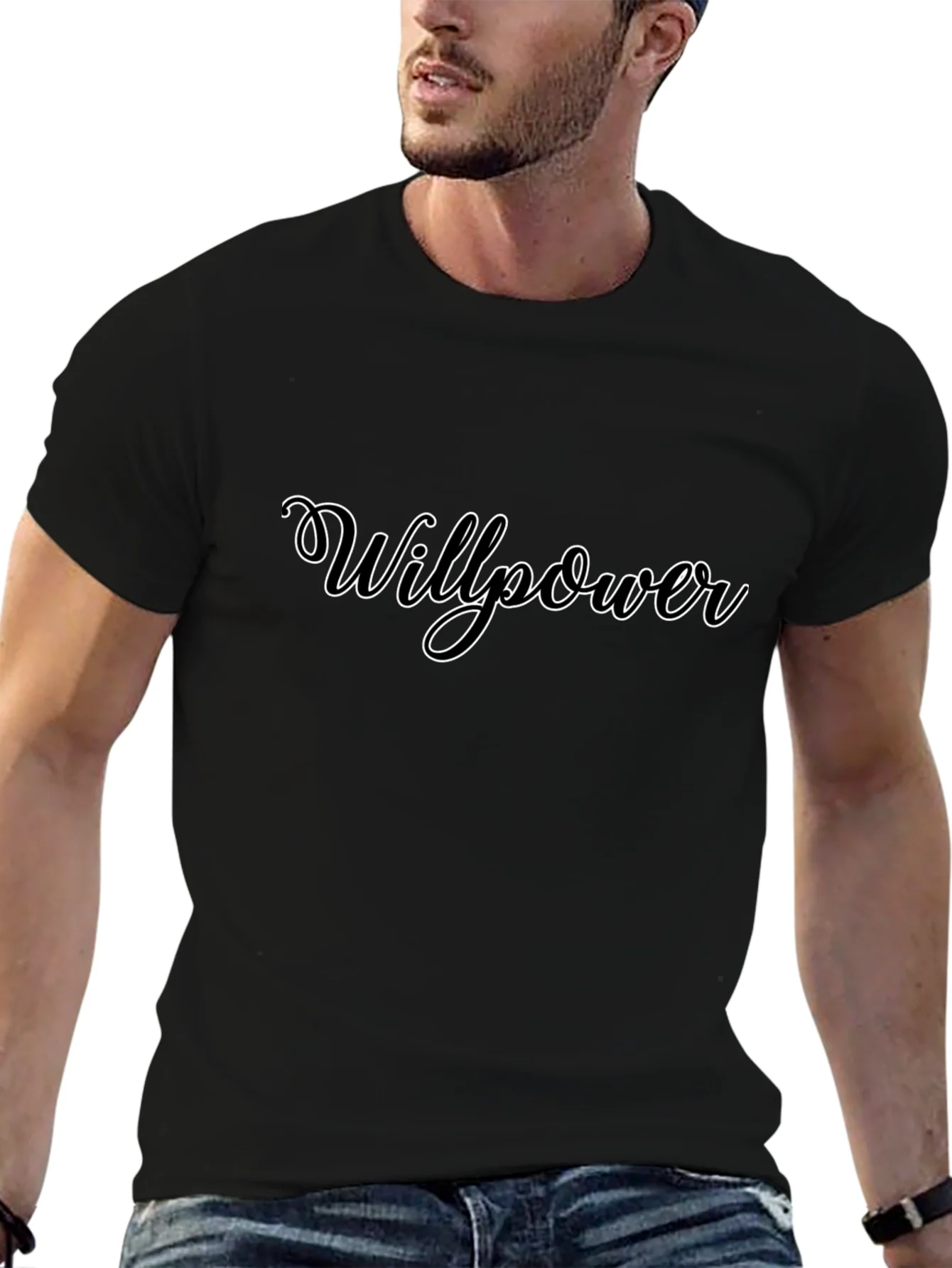 Willpower Graphic Tee - Classic Black T-Shirt