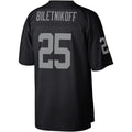 L.Raiders #25 Fred Biletnikoff Black Legacy Replica Jersey Stitched American Football Jerseys