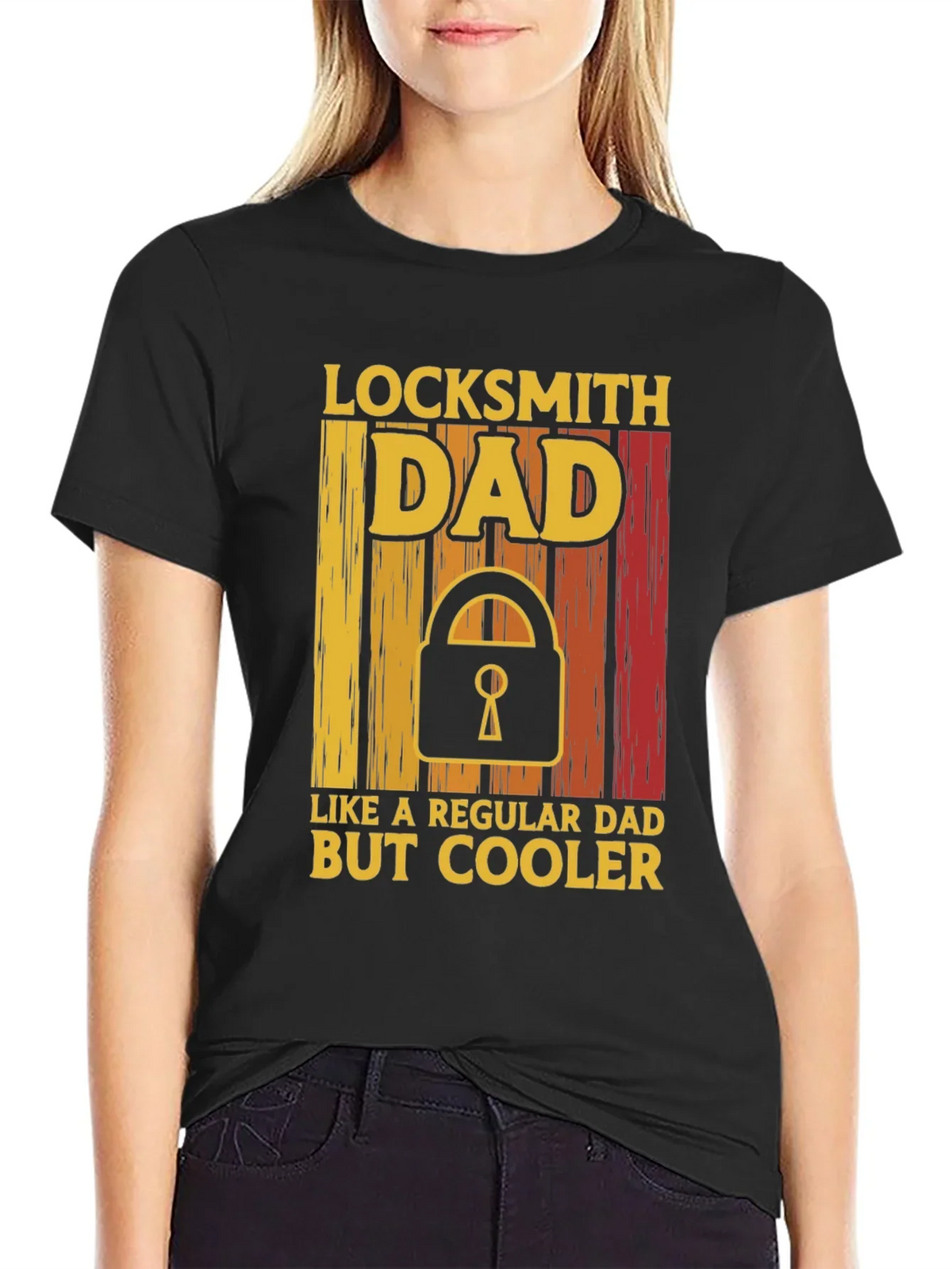 Locksmith Dad T-Shirt - Regular Dad But Cooler