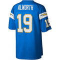 LA.Chargers #19 Lance Alworth Powder Blue Legacy Replica Jersey Stitched American Football Jerseys