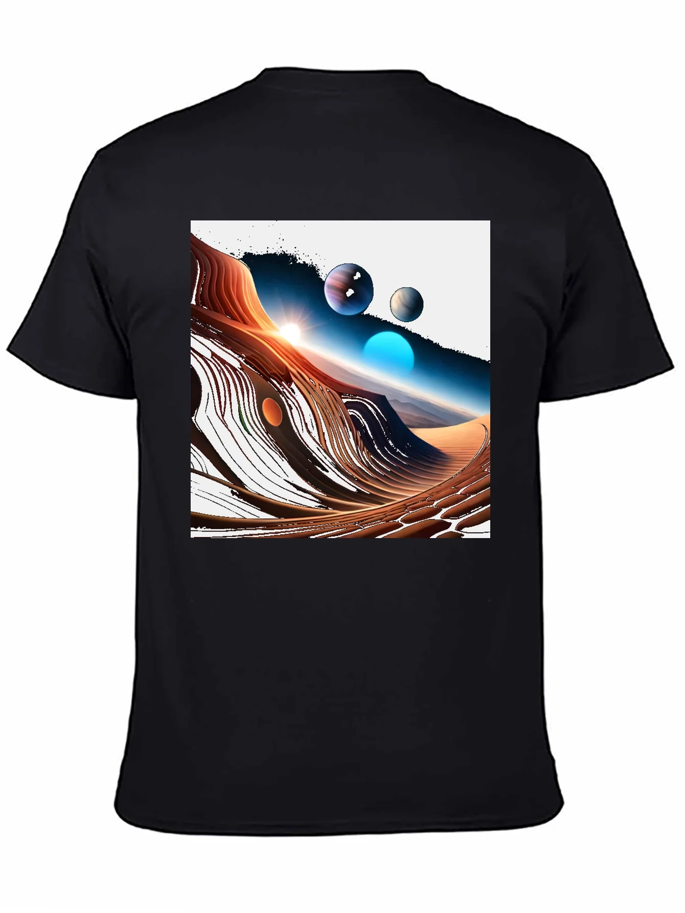 Cosmic Desert T-Shirt - Unique Graphic Tee