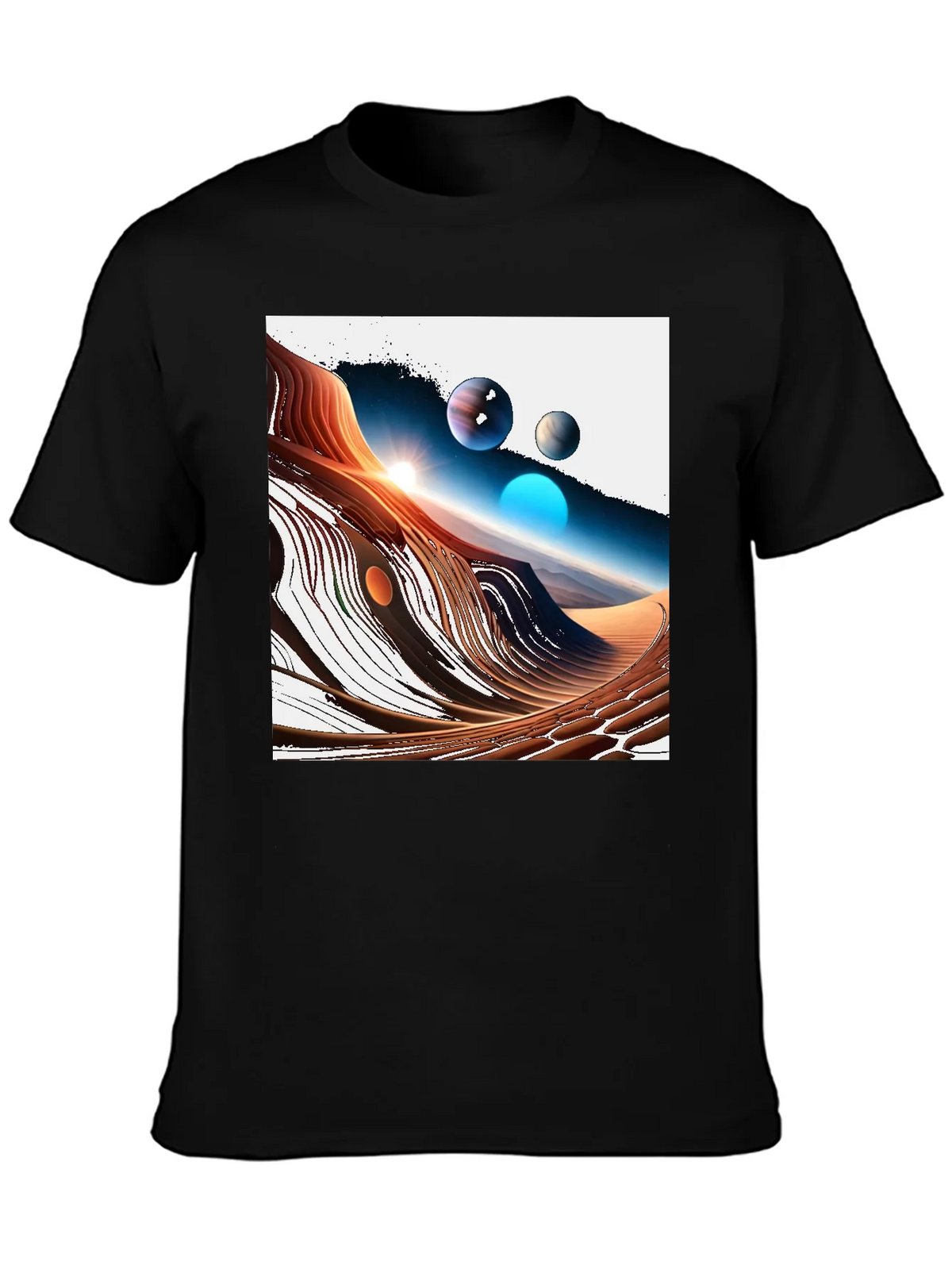 Cosmic Desert T-Shirt - Unique Graphic Tee