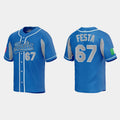 #67 MATT FESTA ITALY BASEBALL 2023 WORLD BASEBALL CLASSIC JERSEYC ROYAL Stitches Baseball Jerseys