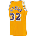 LA.Lakers #32 Magic Johnson Big & Tall Hardwood Classics Jersey Gold Stitched American Basketball Jersey