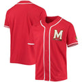 M.Terrapins Under Armour Replica Baseball Jersey Red Stitched American College Jerseys