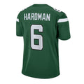 NY.Jets #6 Mecole Hardman Retired Player Game Jersey - Gotham Green Stitched American Football Jerseys