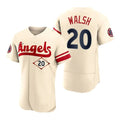 Los Angeles Angels #20 Jared Walsh  Cream Stitched 2022 City Connect Jersey Men Youth Women Baseball Jerseys