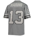 M.Dolphins #13 Dan Marino Charcoal 1984 Retired Player Metal Replica Jersey Stitched American Football Jerseys