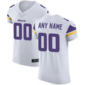 Custom MN.Vikings White Vapor Untouchable Custom Elite Jersey Stitched Jerseys American Football Jerseys