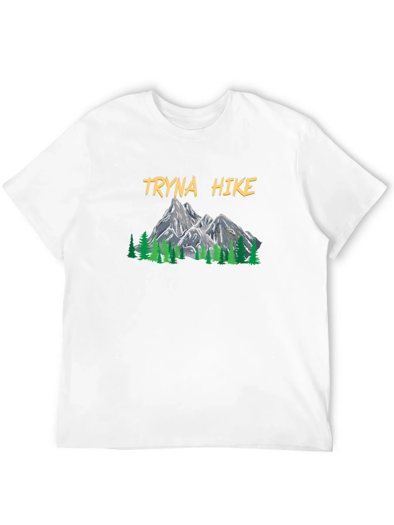 Tryna Hike Graphic T-Shirt - Outdoor Adventure Tee