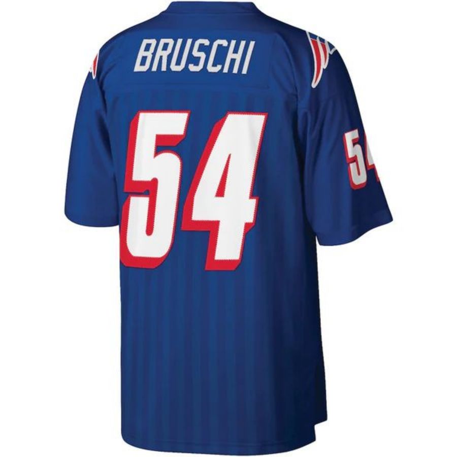 NE.Patriots #54 Tedy Bruschi Player Royal Legacy Replica Football Jerseys