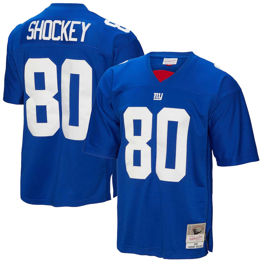 NY.Giants #80 Jeremy Shockey Player Royal Legacy Football Jerseys