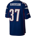 NE.Patriots #37 Rodney Harrison Navy Legacy Replica Jersey Stitched American Football Jerseys