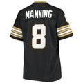 NO.Saints #8 Archie Manning Black 1979 Legacy Replica Jersey Stitched American Football Jersey