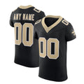 Custom NO.Saints Black Vapor F.U.S.E. Elite Jersey American Stitched Jersey Football Jerseys