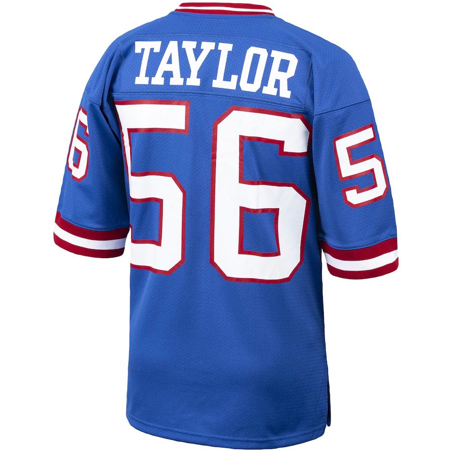 NY.Giants #56 Lawrence Taylor Royal 1986 Authentic Throwback Retired Player Jersey Stitched American Football Jerseys