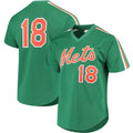 New York Mets #18 Darryl Strawberry Green Cooperstown Mesh Batting Practice Jersey Baseball Jerseys