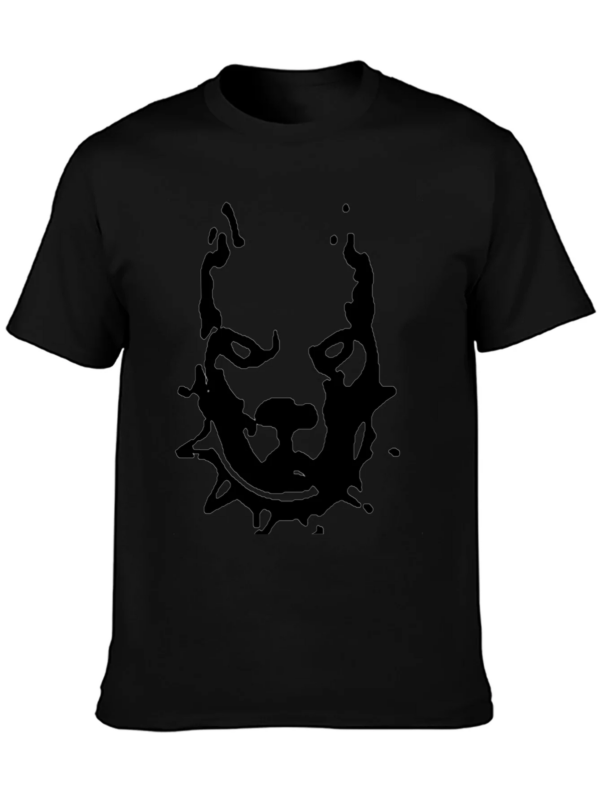 Pitbull Graphic Print Black T-Shirt