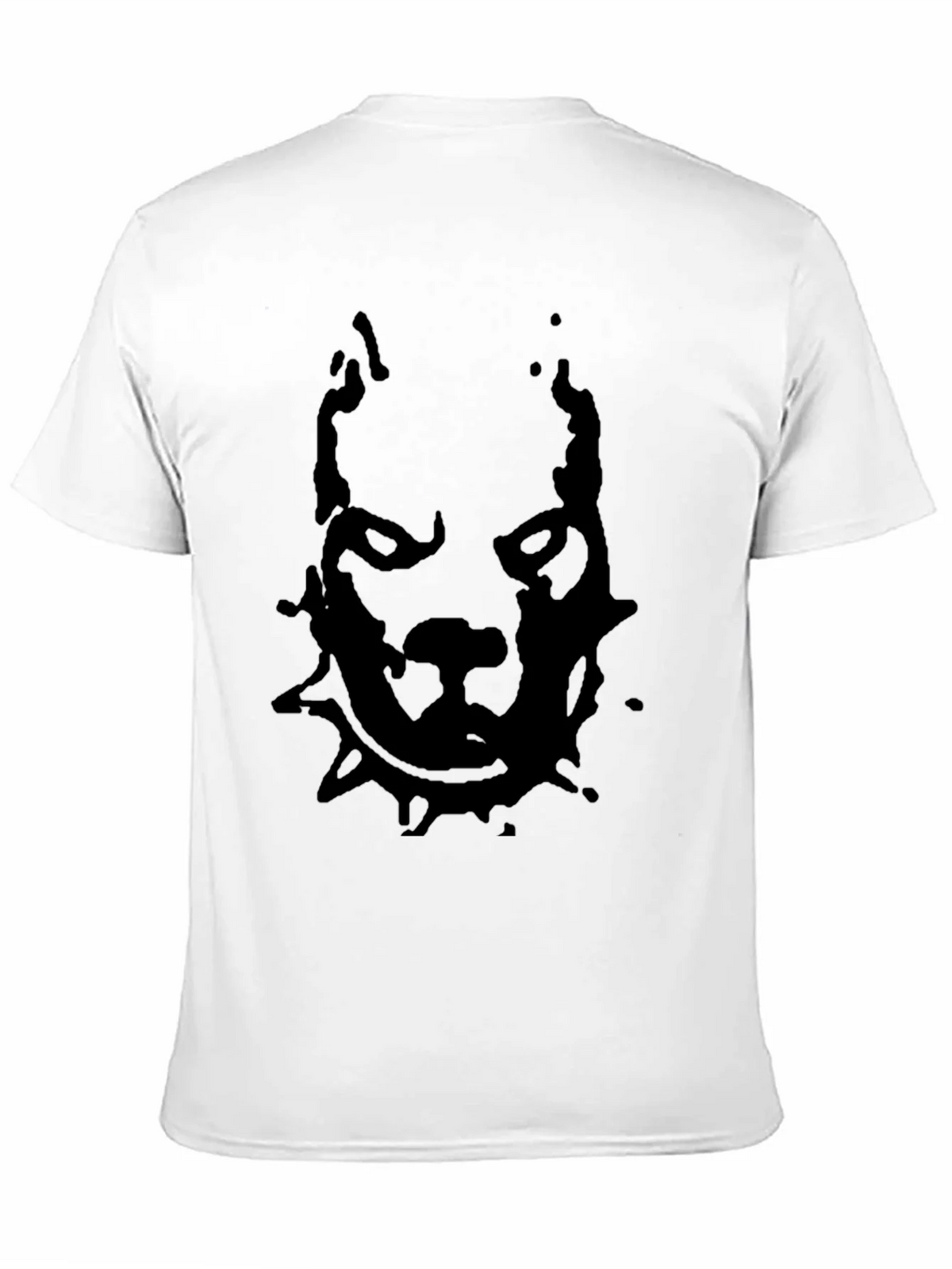 Pitbull Graphic Print Black T-Shirt