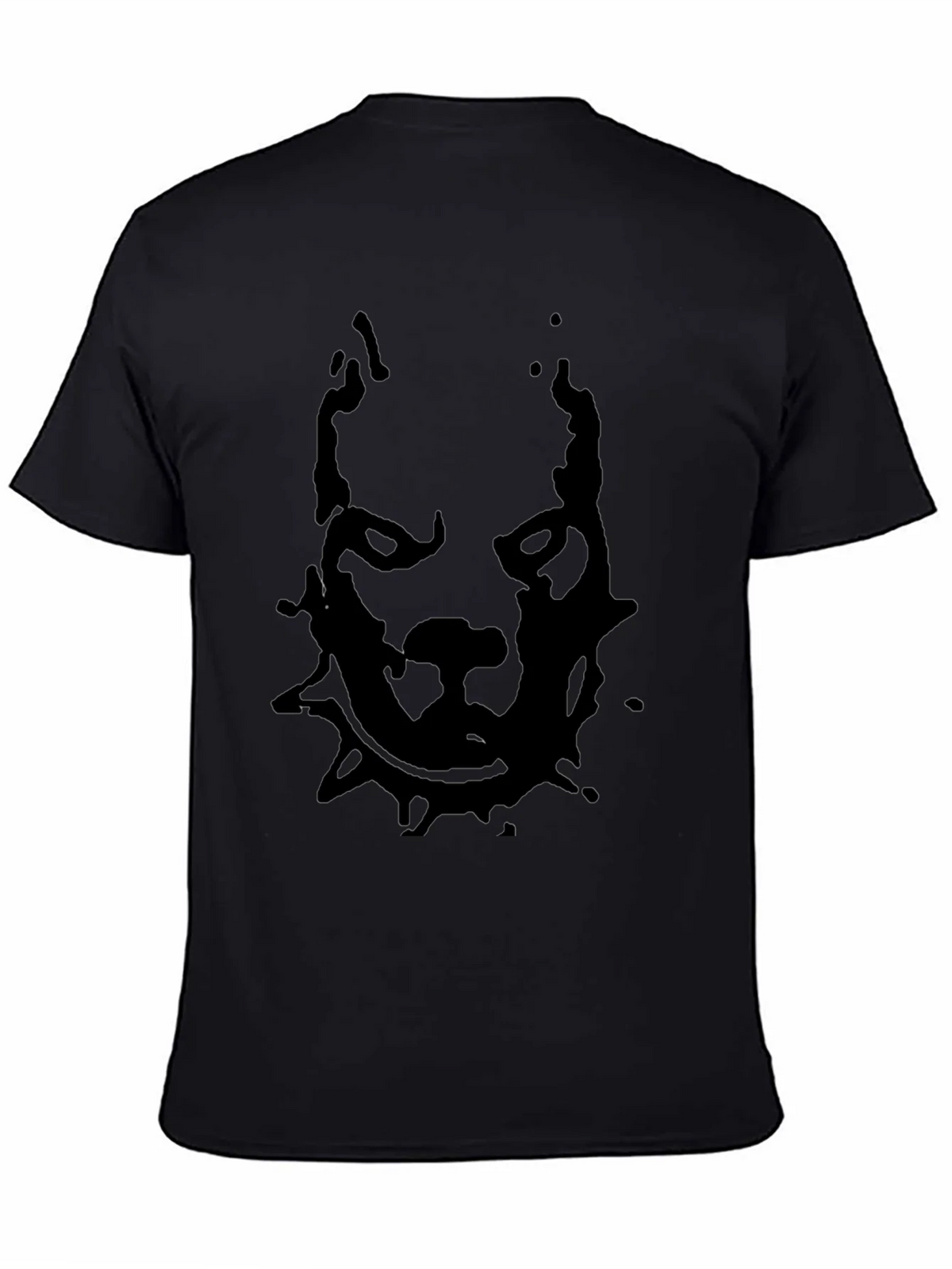 Pitbull Graphic Print Black T-Shirt