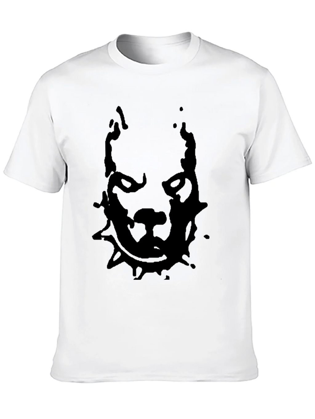 Pitbull Graphic Print Black T-Shirt