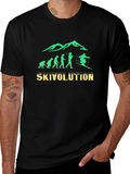 Skivolution T-Shirt: Evolution of Skiing
