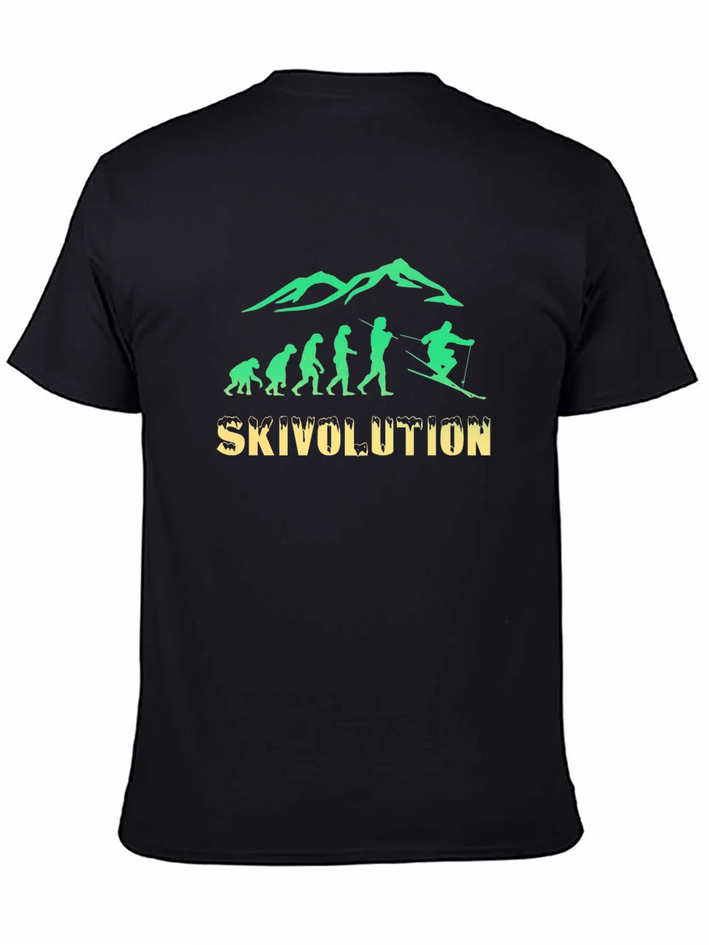 Skivolution T-Shirt: Evolution of Skiing