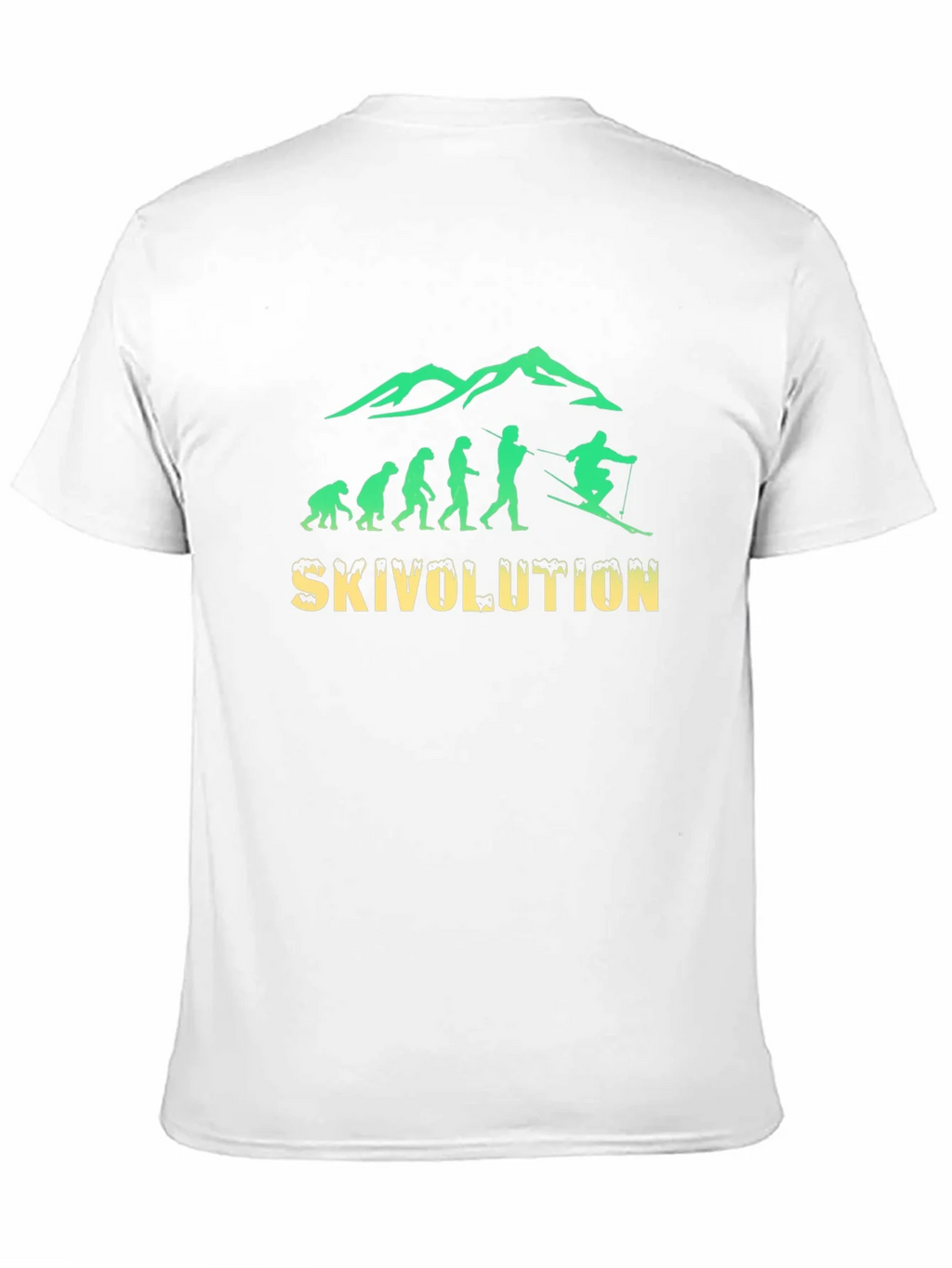 Skivolution T-Shirt: Evolution of Skiing