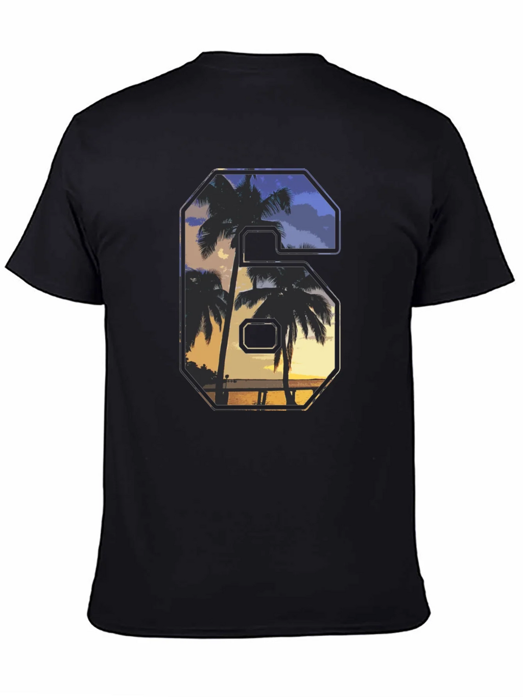Tropical Sunset Number T-Shirt