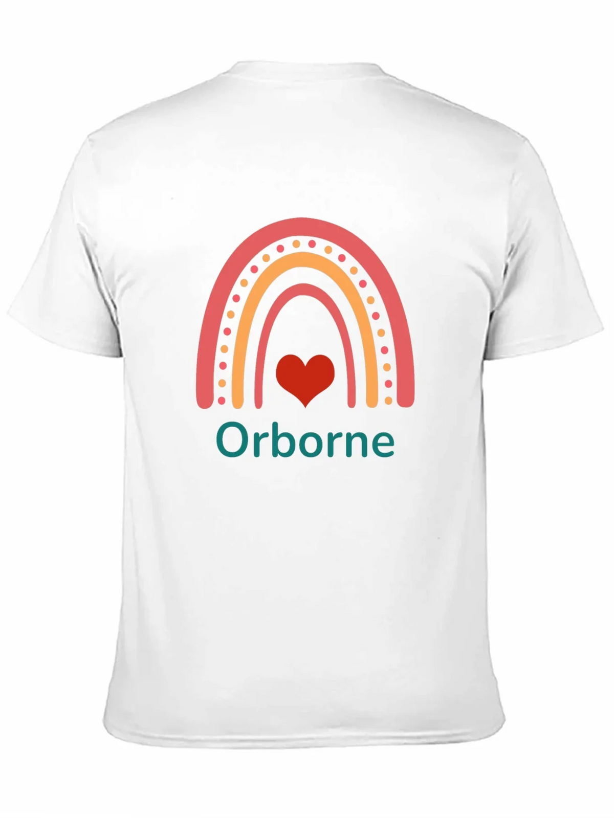 Orborne Rainbow Heart T-Shirt - Black