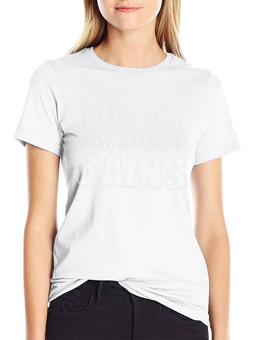 Today Gains T-Shirt - Black