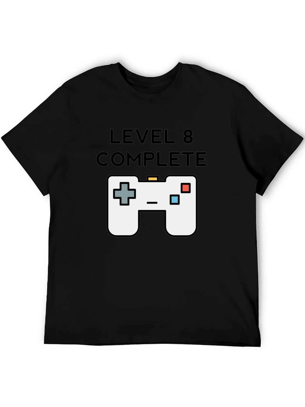 Level 8 Complete Gamer T-Shirt - Black