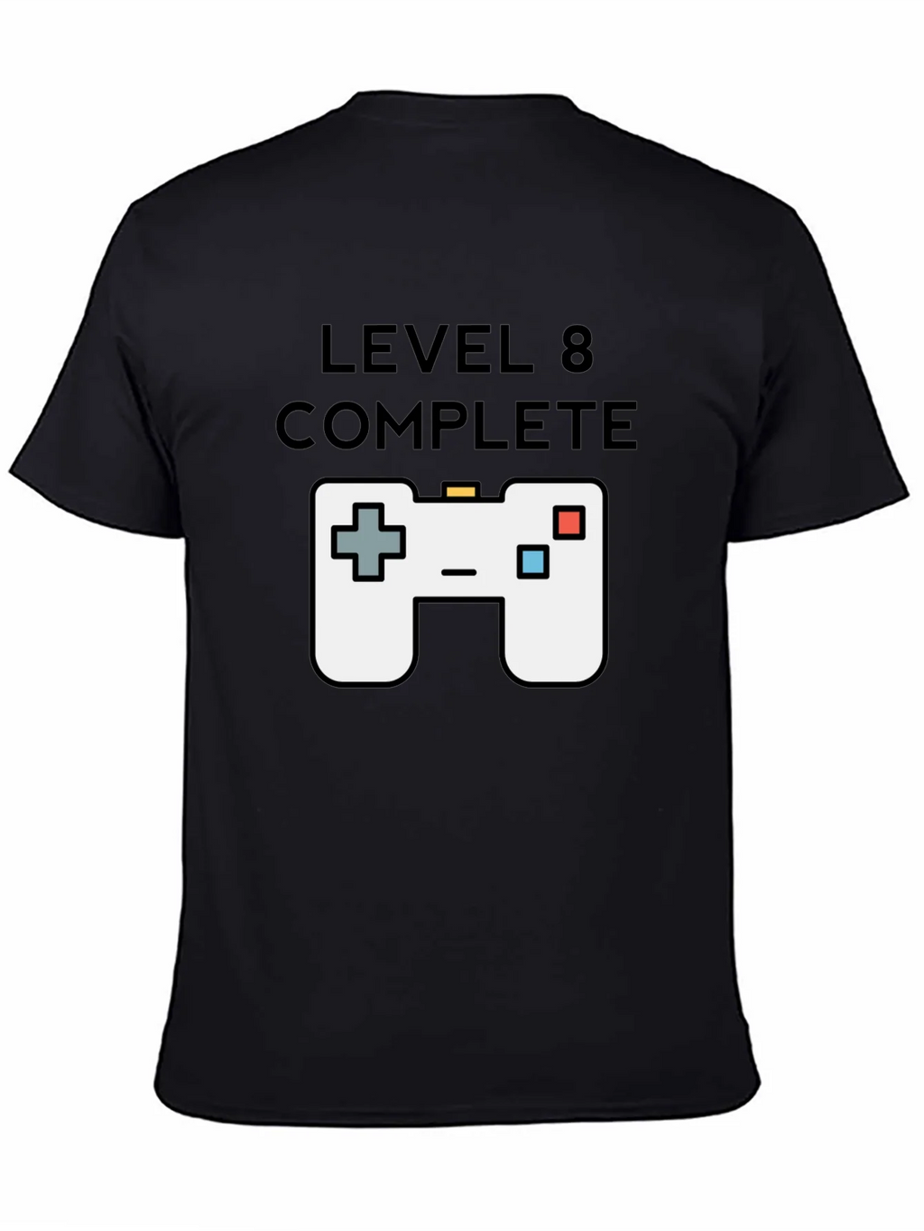 Level 8 Complete Gamer T-Shirt - Black