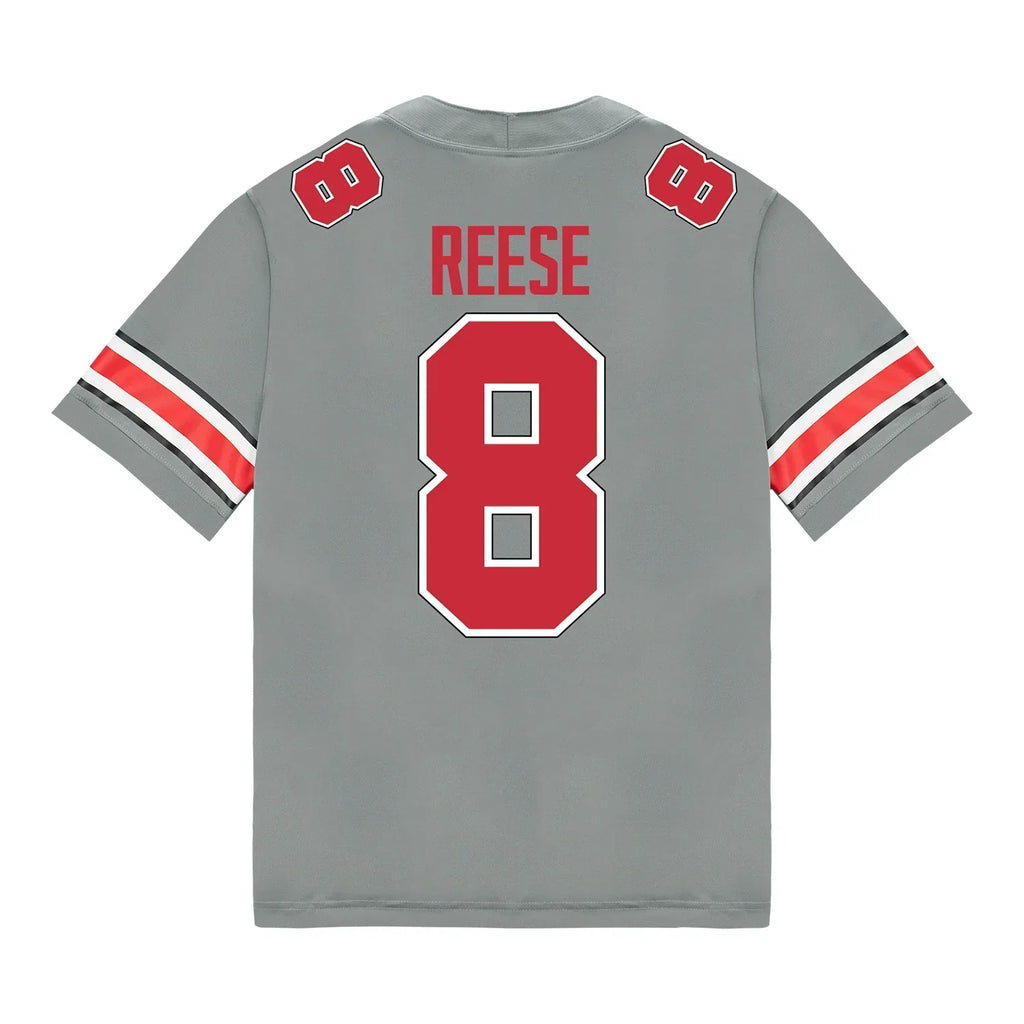 Arvell Reese Ohio State Buckeyes Jersey  Grey
