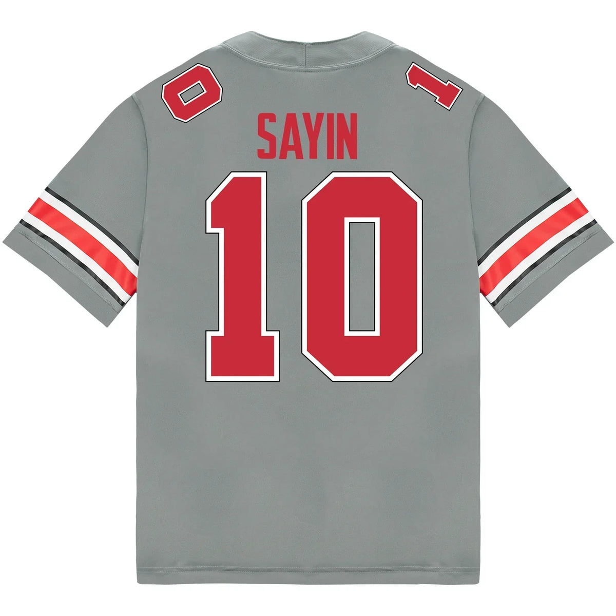 Julian Sayin Ohio State Buckeyes Jersey  Grey