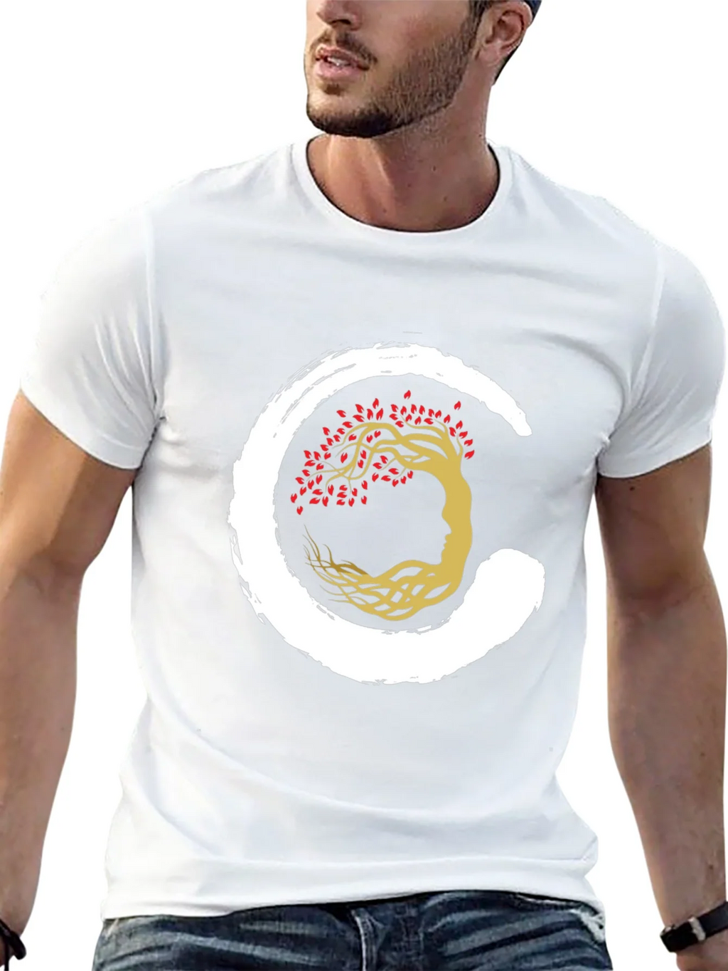 Zen Circle Tree of Life Graphic Tee