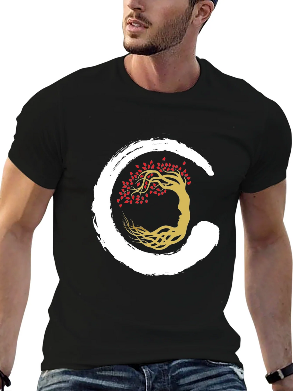 Zen Circle Tree of Life Graphic Tee