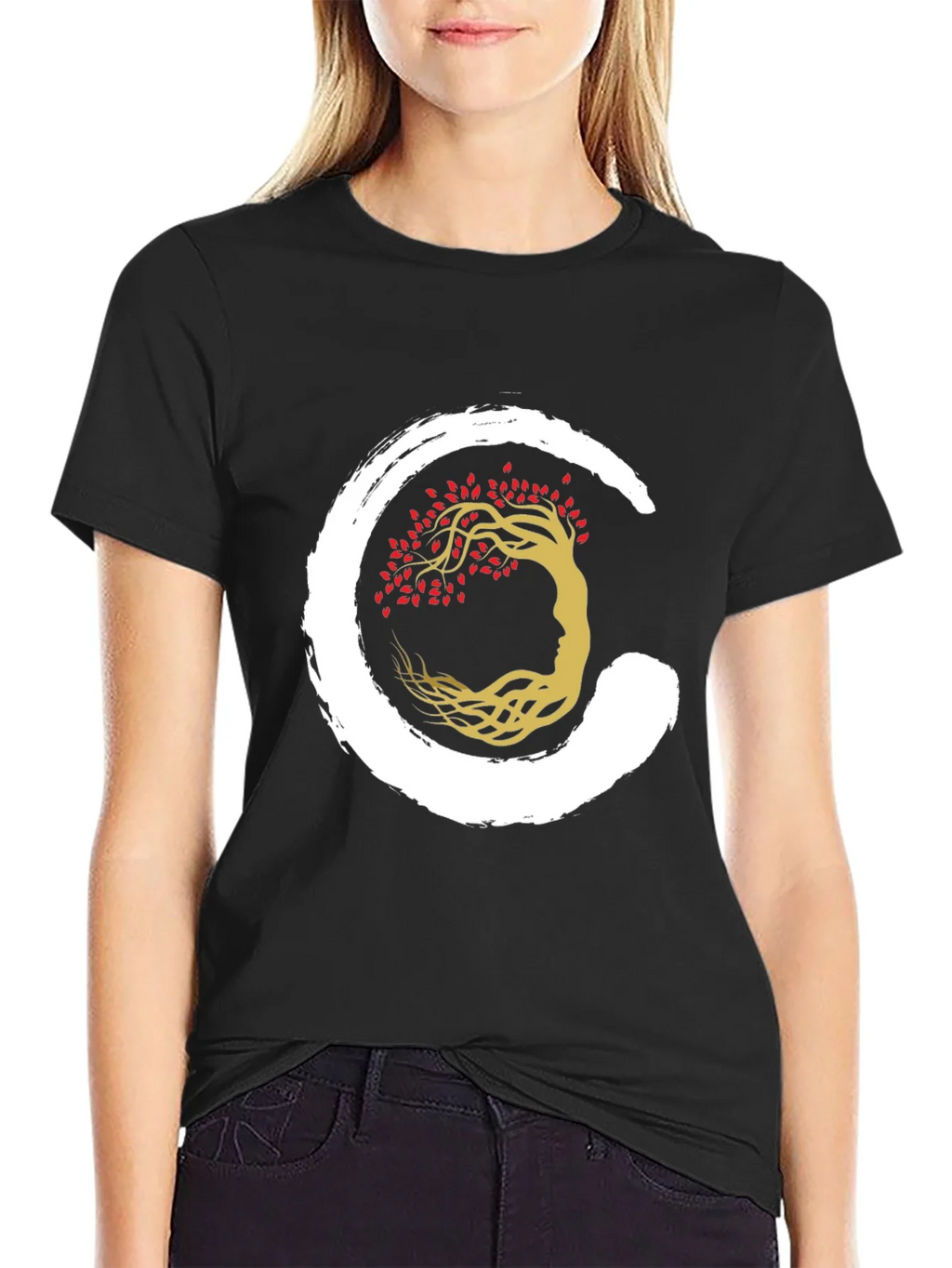 Zen Circle Tree of Life Graphic Tee