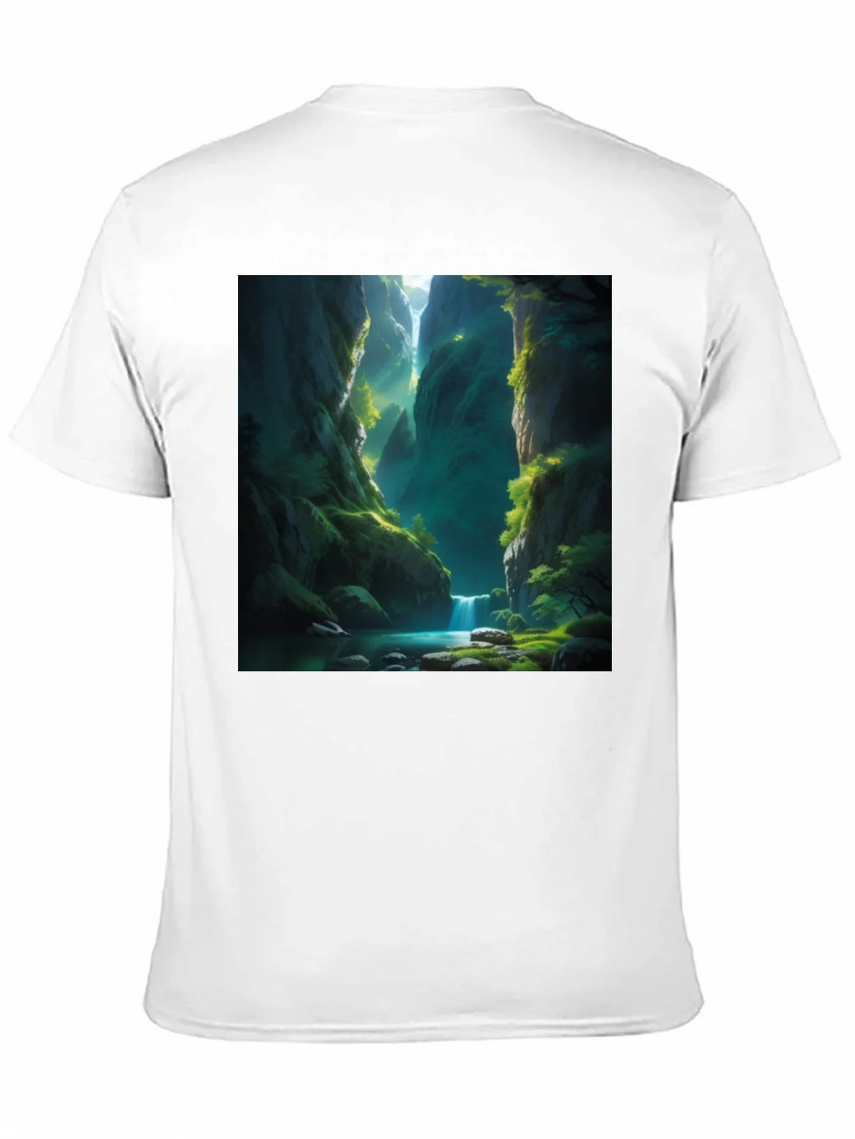 Natures Path Tee: Black Graphic T-Shirt