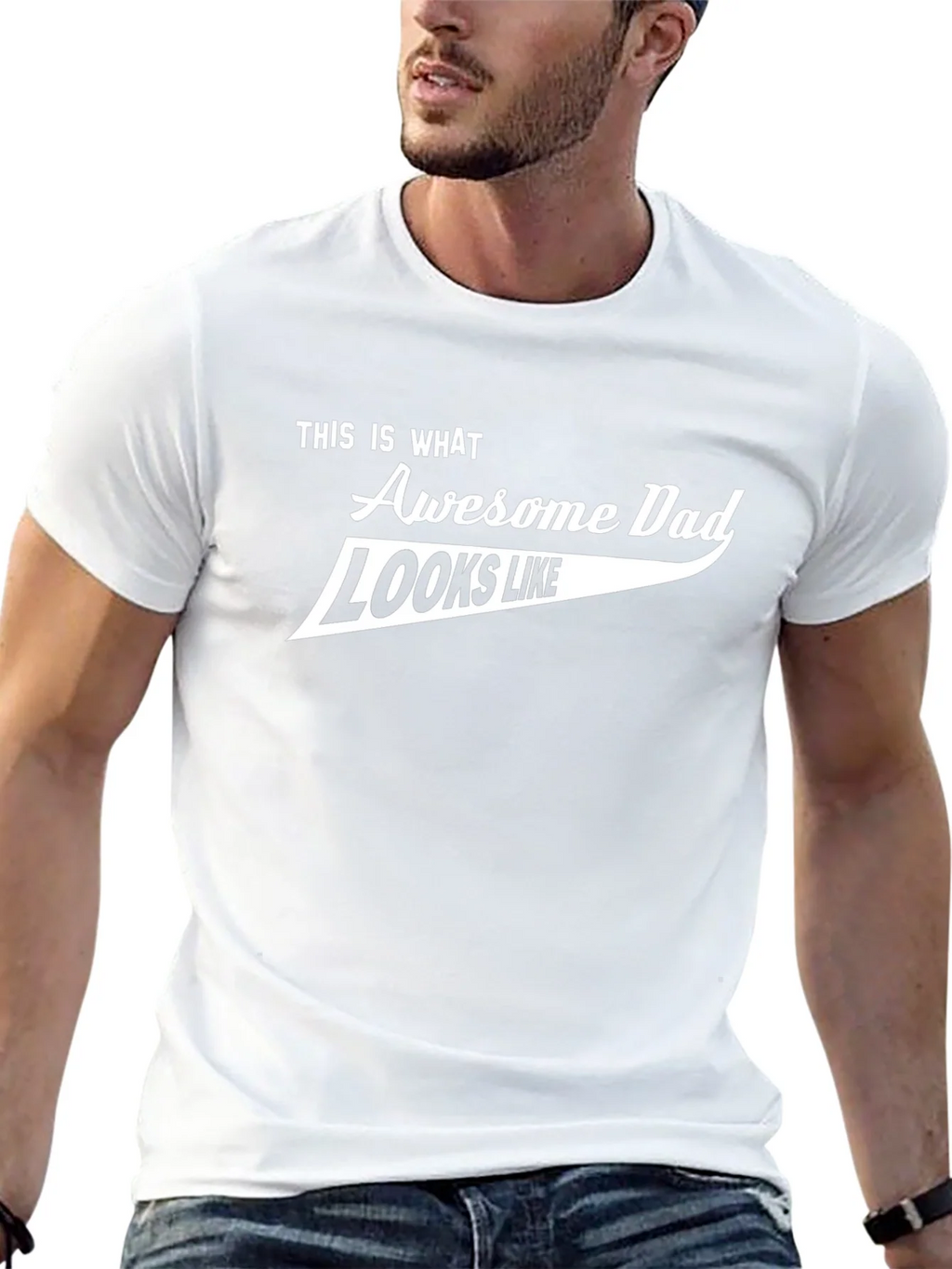 Awesome Dad Graphic T-Shirt