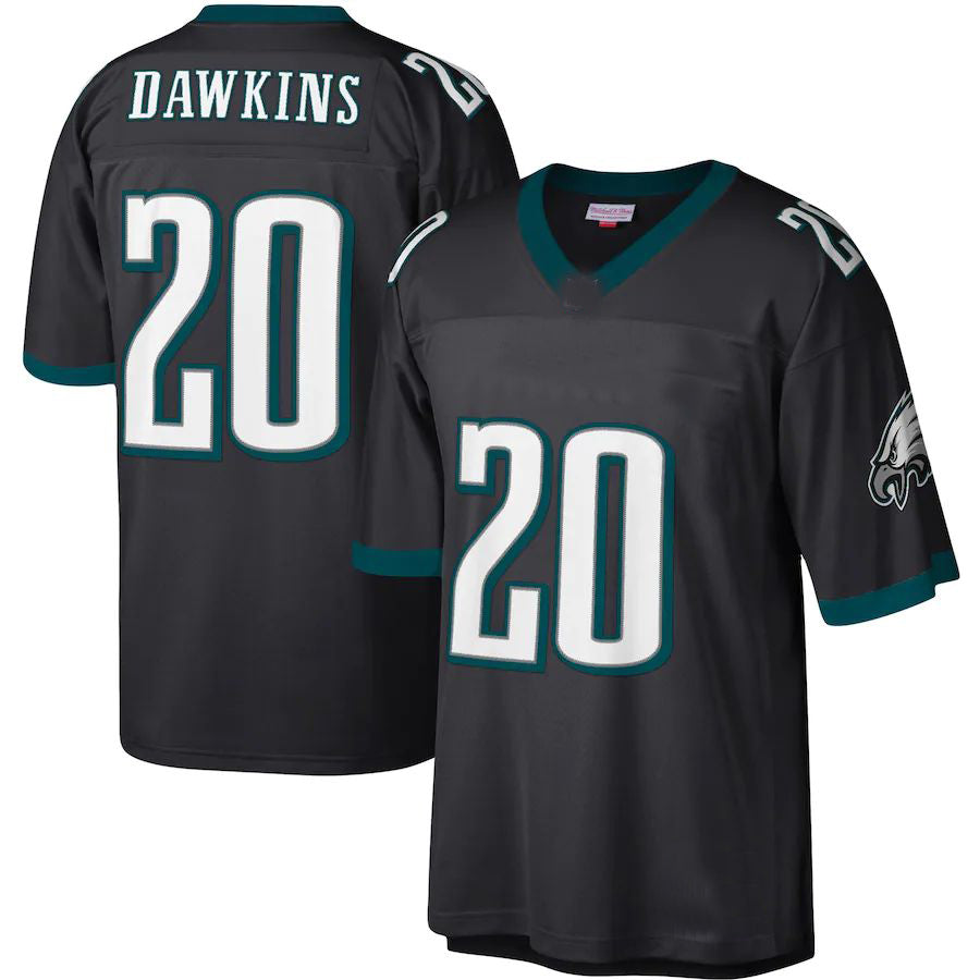 P.Eagles #20 Brian Dawkins Black Legacy Replica Jersey Stitched American Football Jerseys