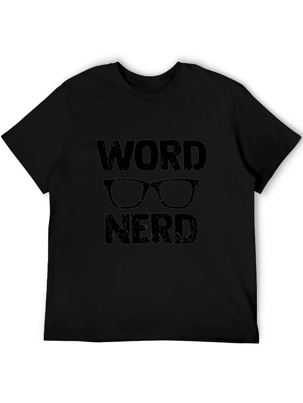 Word Nerd Graphic T-Shirt - Black