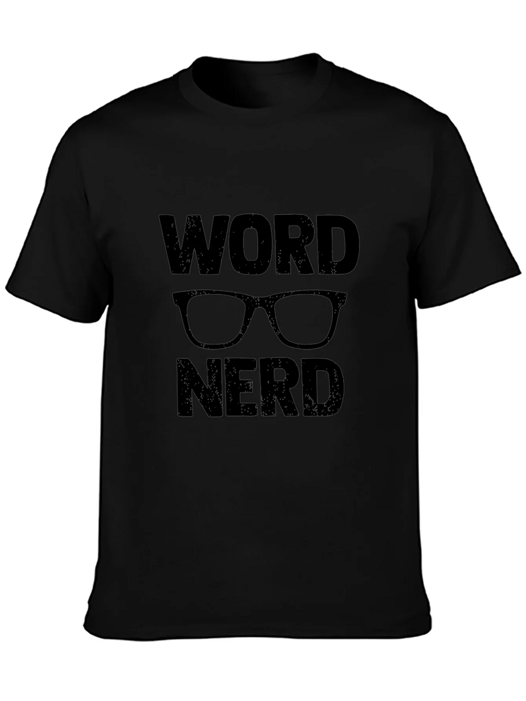Word Nerd Graphic T-Shirt - Black
