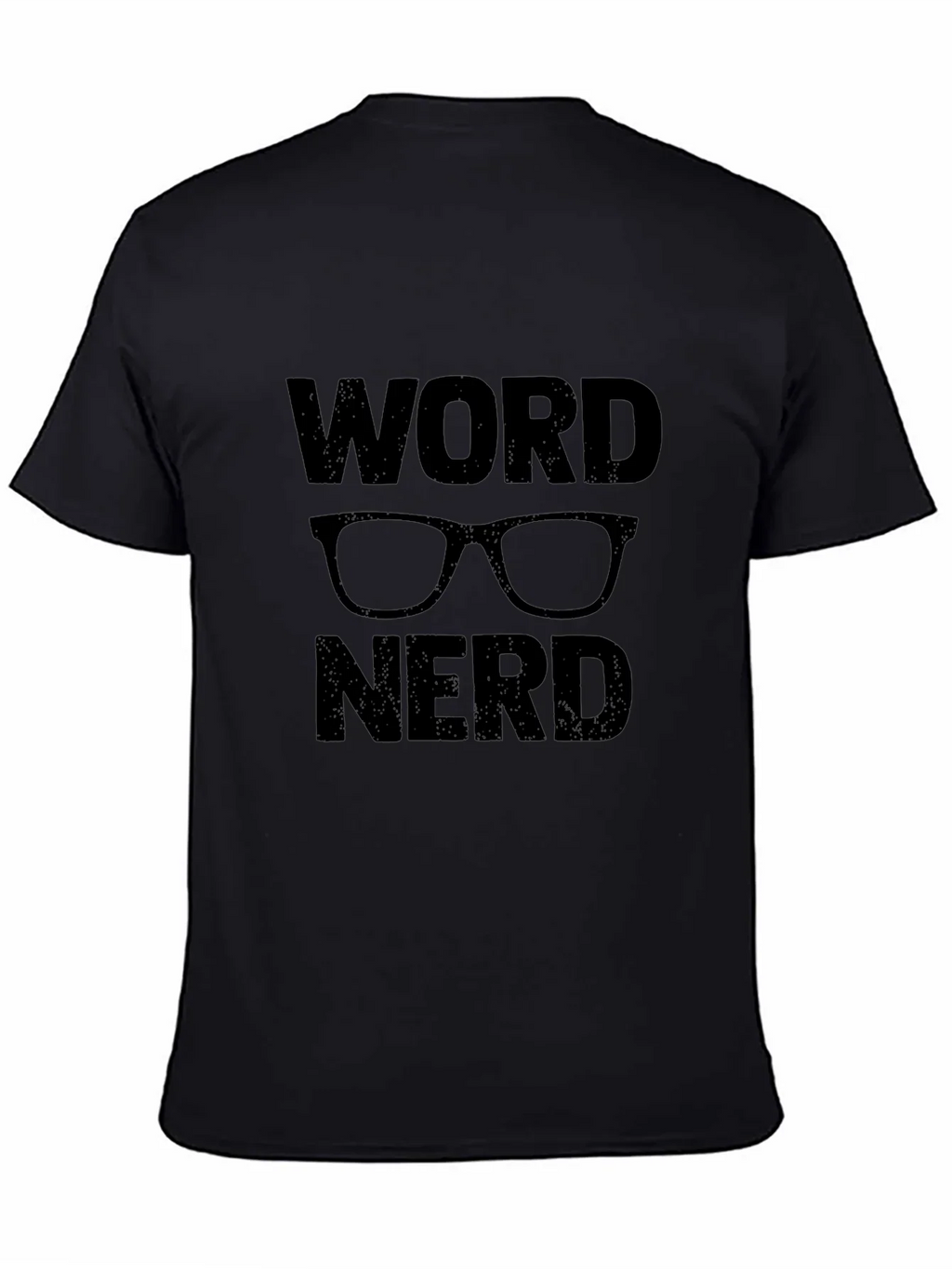 Word Nerd Graphic T-Shirt - Black